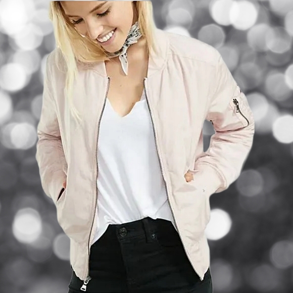 NWT BUFFALO lightweight pink bomber jacket - Picture 4 of 4